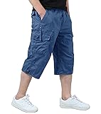 EKLENTSON Mens Work Shorts Premium Twill Cargo