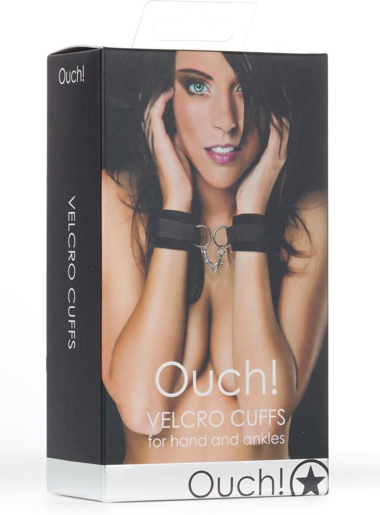 Ouch! Velcro Cuffs From Hand and Ankles Black - Image 3