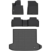 HAFIDI All Weather Car Floor Mats &amp; Cargo Liner for 2022-2025 2026 Hyundai Tucson (No Hybrid Models) Custom Fit Full Set Accessories - Black