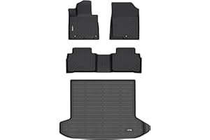 HAFIDI All Weather Car Floor Mats & Cargo Liner for 2022-2025 2026 Hyundai Tucson (No Hybrid Models) Custom Fit Full Set Accessories - Black