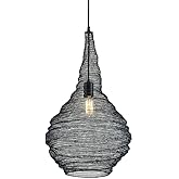 Wabi Sabi - 16 Inch One Light Pendant -Traditional Installation