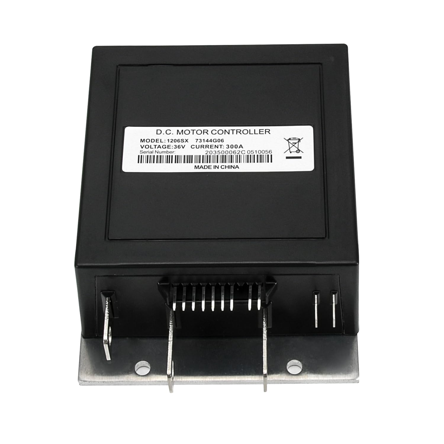 Photo 1 of 1206SX 73144G06 36V 300A 9-Pin Motor Controller for EZGO TXT Medalist 1995-2000 with DCS, Electric Golf Cart Speed Controller Replacement for Curtis 73144G01-G06 1206SX-005