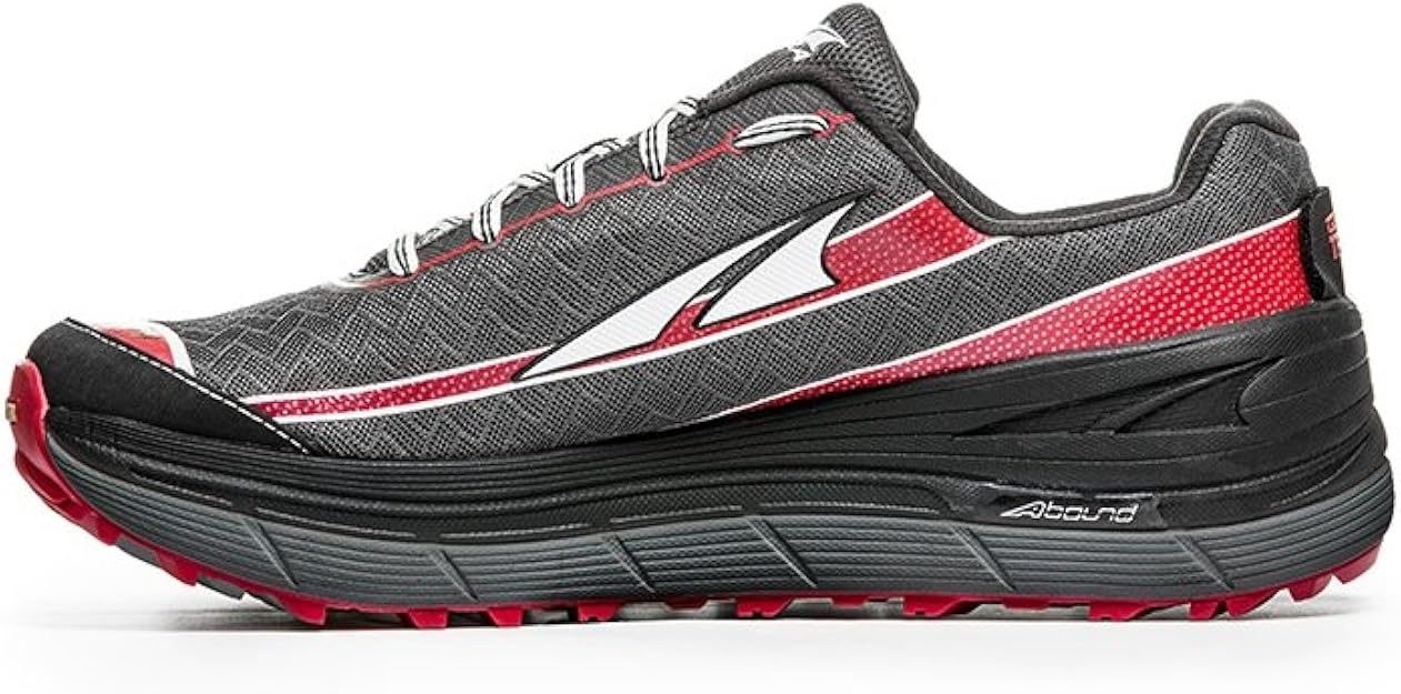 Altra Olympus 2 Shoe Men's Trail Running Pewter/Racing Red, Running