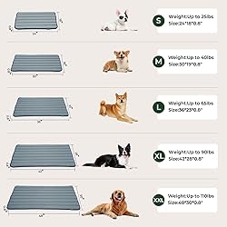 BALANCE Dog Crate Pad, Dog Foam Crate Mat Kennel