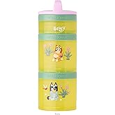 Whiskware Bluey Snack Containers, 3 Stackable Snack Cups, Bluey &amp; Bingo!