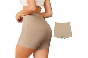 Banamic Womens Boy Shorts Seamless Underwear Anti Chafing Soft Biker Short Boxers