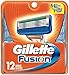 Gillette Fusion Manual Refill Cartridges - 12 ct