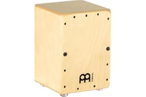 MEINL PERCUSSION Meinl Mini Cajon Box Drum with Internal Snares - MADE IN EUROPE - Baltic Birch Wood, Miniature Size, 2-YEAR WARRANTY (MC1B)
