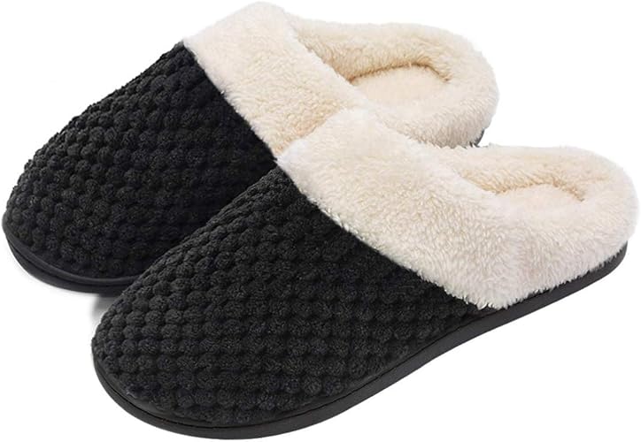 fleece slip on shoes