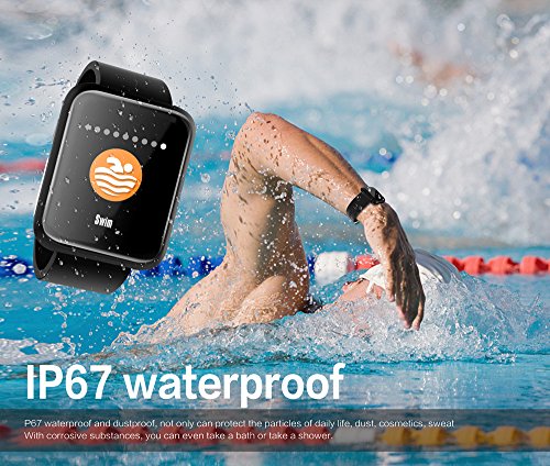 image for Choosebuy Bluetooth Smart Watch, Color Touch Screen IP67 Watchproof Sp
