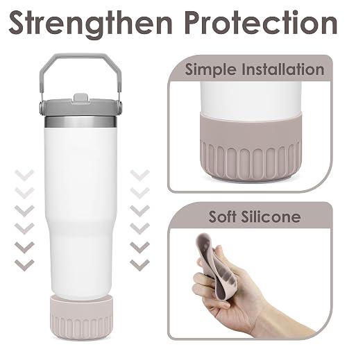 Vmini Glossy Gradient Silicone Boot For Stanley 40 Oz & 30 Oz Tumblers – Protective Cup Sleeve - View #7