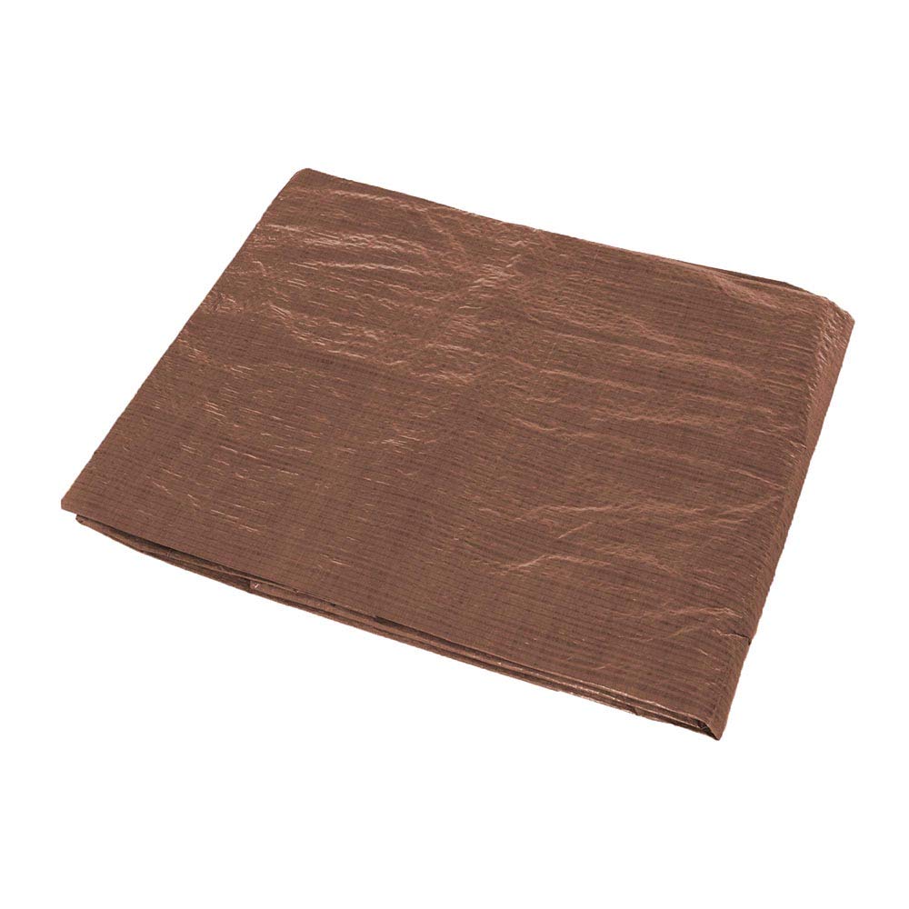 Heavy Duty Tarpaulins (Tarps) (Brown, 6 Feet X 8 Feet)