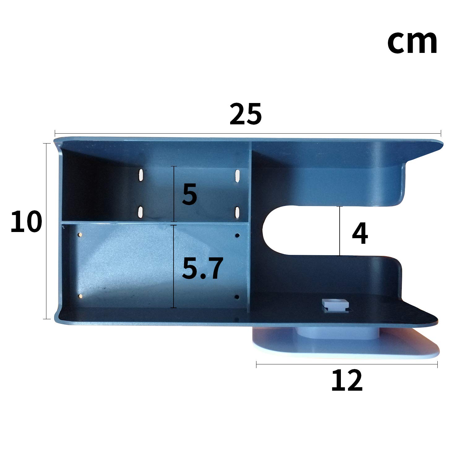 ZUNTO Haartrocknerhalter Fönhalter Ohne Bohren Selbstklebend Fönhalterung mit Kabelhalter für Bad Kosmetikorganiser