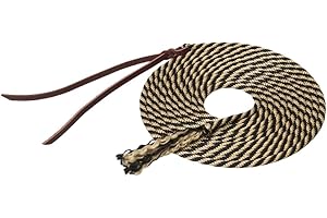 Weaver Leather Silvertip Get Down Rope Black/Tan, 14-Feet