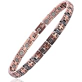 MagEnergy Copper Ankle Bracelet for Women, Christian Magnetic Anklets with 3500 Gauss Magnets, Adjustable Biblical Cross Anklet, Jewelry Gift