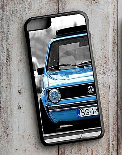 VW GOLF MK1 GTI IPHONE HARD BACK IPHONE CASE COVER FIT IPHONE 7 BLACK CASE.
