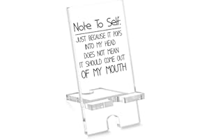 FTONENI Office Phone Stands for Desk, Funny Cell Phone Stand for Desk, Phone Holder for Desk Cute, Office Humor Gifts for Women Men Coworkers - JJA14