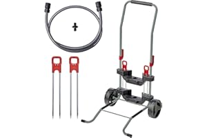 Einhell 4173780 Mobile Hose Reel Trolley & Garden Cart (Accessories for Cordless Hose Reel GE-HR 18/30 Li and GE-HR 18/30 WH 
