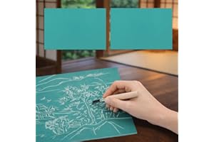 3-Pack Green A5 Rubber Carving Blocks, 8.66"x5.91"x0.12" Linoleum Engraving Sheets for Printmaking, Screen Printing & Craft P