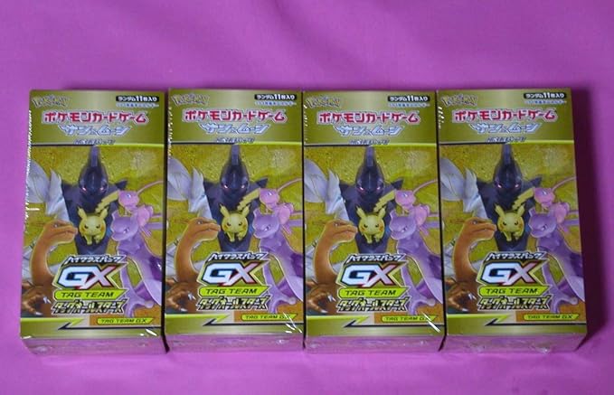 Amazon ポケモンカードゲーム サン ムーン ハイクラスパック Team Gx タッグオールスターズ 4box おもちゃ ホビー
