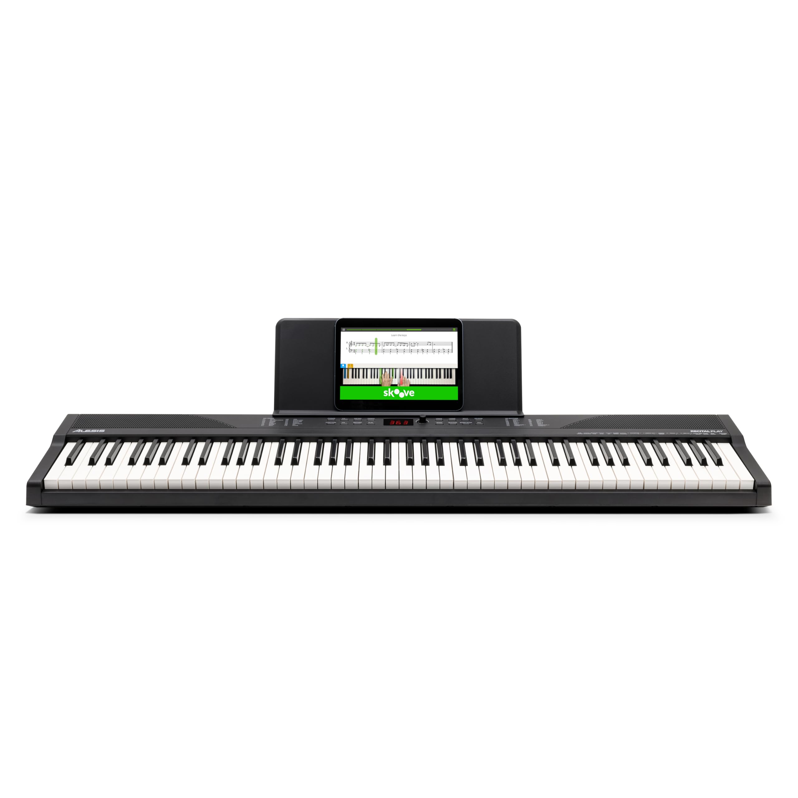 Alesis Keyboard Electric Piano with 88 Keys, 480 Sounds, Speakers, USB MIDI, Carry Case, Stand, Headphones, Pedal and Piano Lessons for Beginners (English Language Not Guaranteed]