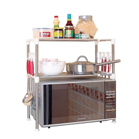 Estantes de horno de microondas de acero inoxidable estantes ...