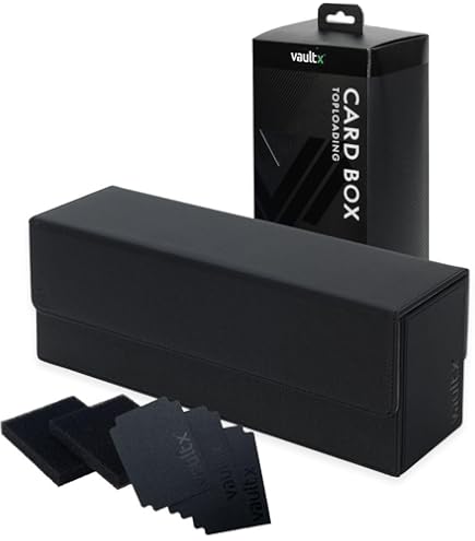 Amazon.com: Vault X Trading Card Sideloading Deck Box, 100+