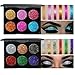 SMTSMT 6 Colors Eye Shadow palettes Shimmer Glitter Eyeshadow Powder Matte Highlighter Eyeshadow Makeup Palette (A)