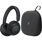 Soundcore Anker Space 2 Headphones with Protetive Case, Travel-Ready | Active Noise Cancelling, 50H Playtime, LDAC Hi-Res, Dual Connection, Clear Calls, Nap Mode, Wearing Detection, Fast Charging