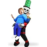 Camlinbo Inflatable Kids Halloween Costume, Blow Up Reaper Costume for Halloween Scary Boys Girl Cosplay Party