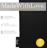 Qomfor Microwavable Wheat Bag Black Lavender Scent 3-Chamber 46x12 cm view 4