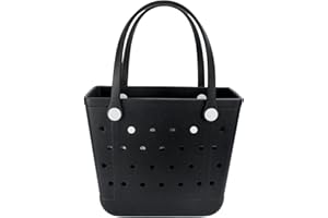 Addoklm Lightweight Extra large Rubber Beach Bag Small mini Tote Bag for Gym Waterproof medium Open Handbag for Pool Sports