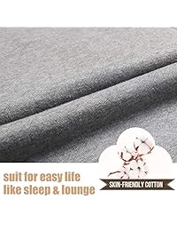 MaaMgic - Pantalones cortos de forro polar para hombre, estilo casual, clásico, de algodón, 9.0 in