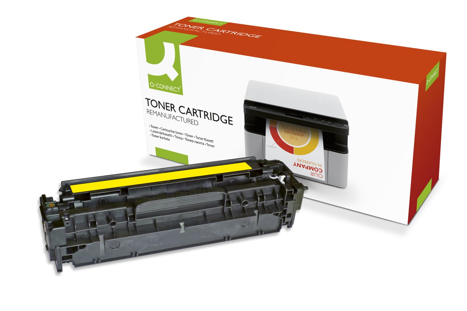 Q-Connect Compatible Solution HP 304A Laserjet Toner Cartridge Yellow