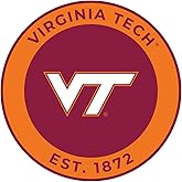 Virginia Tech Hokies Round Magnet Officially Licensed Collegiate Product 8-Inch