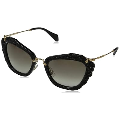 Miu Miu MU04QS Cat\'s Eye Sunglasses, Black NEW Miu Miu MU04QS DHF0A2 Cat Eye Women main image 3