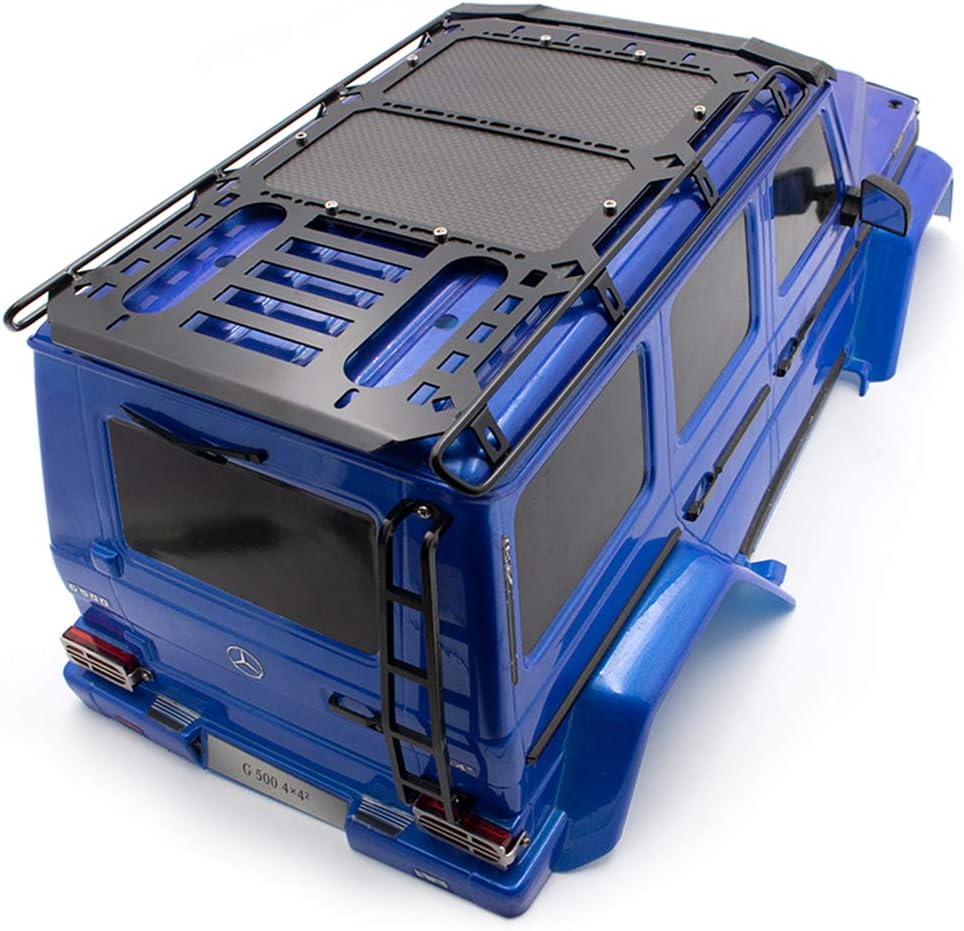 KYX Racing Metal Roof Rack with Carbon Fibre Panel 253x168mm Upgrades ...