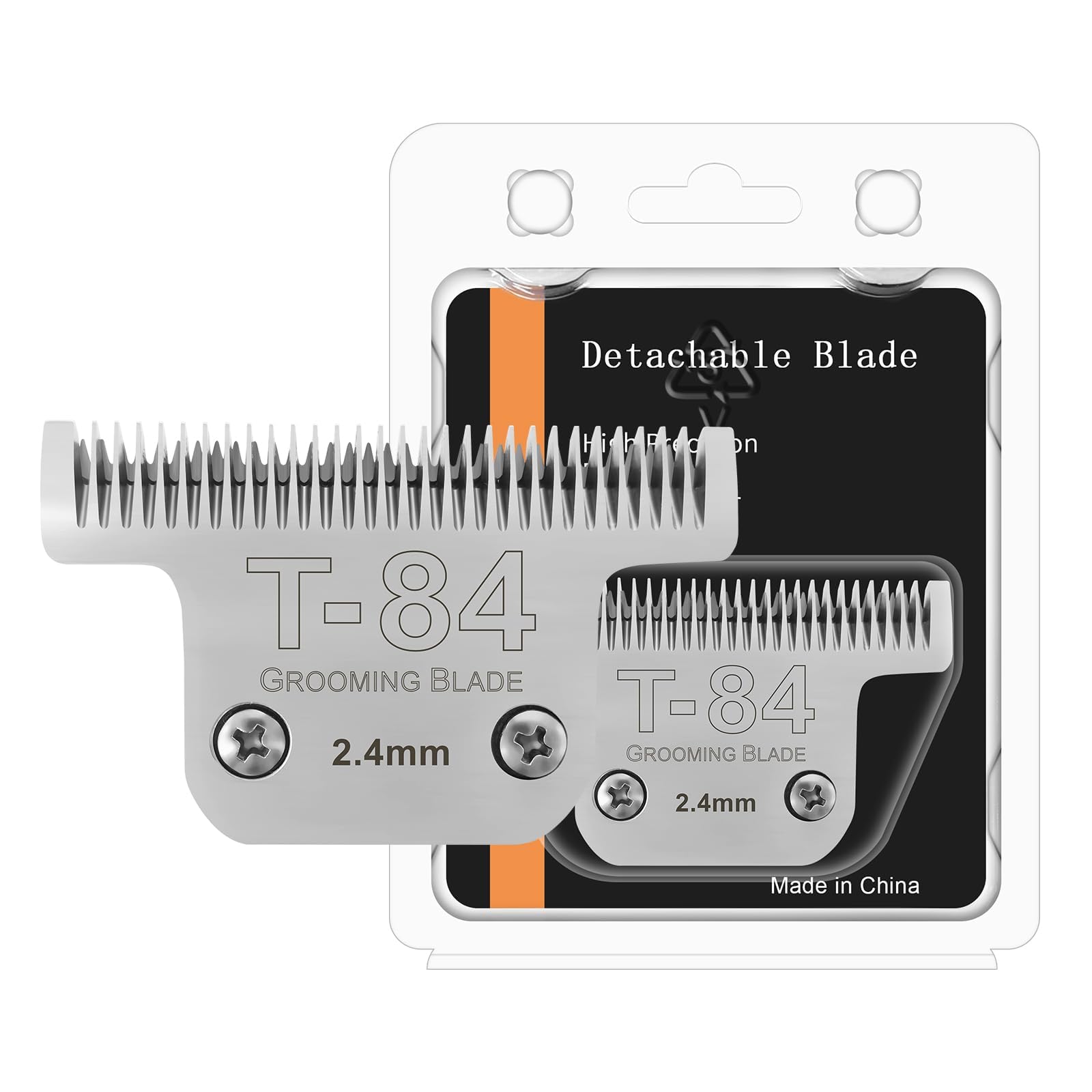 Cosyonall Dog Grooming Blades Compatible with Ainds, Oster A5, Wahl KM-10 and Other Series Dog Clippers (T84 3/32" 2.4mm|1PC)