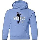 KING THREADS Uruguay Football Air Suarez 2022 World Soccer Fans Youth Hooded Sweatshirt