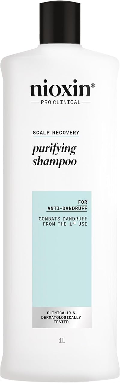 NIOXIN Purifying Scalp Recovery Shampoo 1000ml – Anti-Dandruff, Nourishing