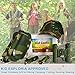 Kid Camo Hat and Survival Gear Kit for Boys: Army Compact Camouflage Binoculars, Cap, Bag, Compass Whistle 7 in 1 & Military Mini Flashlight