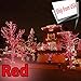 SENKAUTO Red 32ft 100 LED Bulbs Fairy Light String Holiday Outdoor Lighting for Christmas Party Decoration