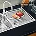 Roll-up Over the Sink Dish Drying Rack Multi-purpose Stainless steel Kitchen Drainer