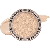 MOONSHOT KOREA Conscious Fit Cushion Foundation Flawless Coverage,Glass skin,Long-Lasting, Lightweight, Buildable Coverage,k-beauty (17N Cosmic Latte, [refill] Conscious Fit Cushion)