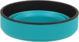 Lifeventure Silicon Ellipse Collapsible Mug Teal - Portable Camping Cup view 3