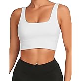 Buauty Sports Bras for Women, High Support Sport Bra Workout Built in Bra Scoop Neck U Back Yoga Sports Bra