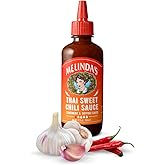 Melinda's Thai Sweet Chili Sauce - Sweet &amp; Mild Hot Sauce, 12oz 1pk | Asian Chili Sauce Made with Fresh Peppers and Garlic, Perfect for Dipping Wings, Egg Rolls and More