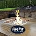 Fireglass 10-pound Reflective Fire Glass with Fireplace Glass and Fire Pit Glass, 1/2-inch, Copper