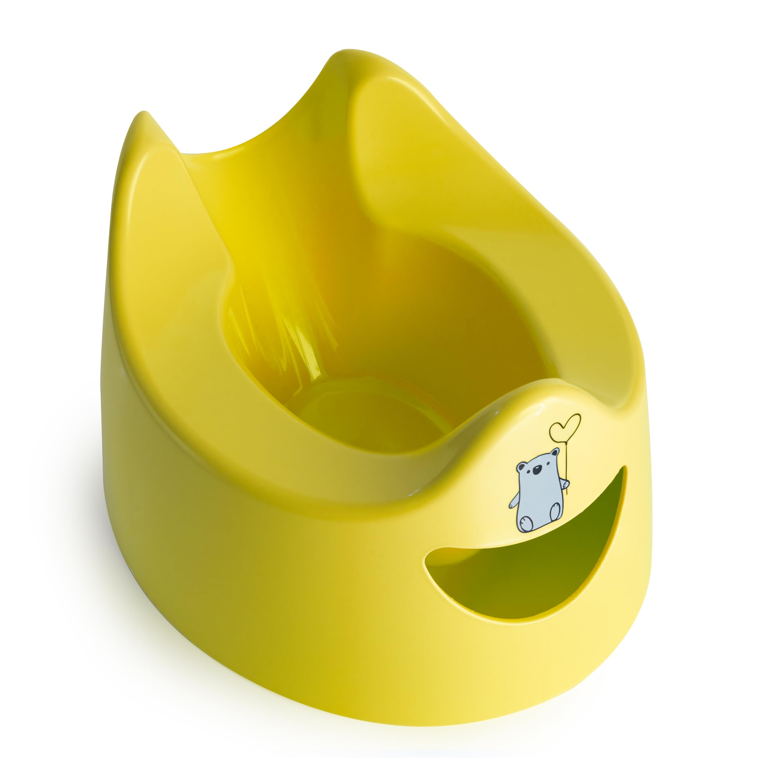Toddler Essentials Easy Pour Potty - Bright Yellow | Portable Potty Training Toilet Seat for Toddlers | Hygienic, Easy to Clean, and Travel-Friendly (Previously Known as Pourty)
