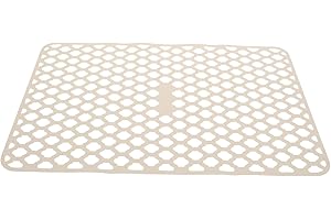 NAMOARLY Silicone Refrigerator Shelf Liner Mats Non-slip Washable White Fridge Drawer Mats for Glass Shelves